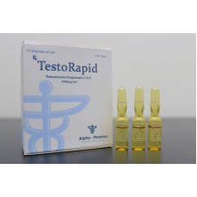 Alpha Pharma Тестостерон Пропионат TestoRapid (10 ампул/100мг Индия)